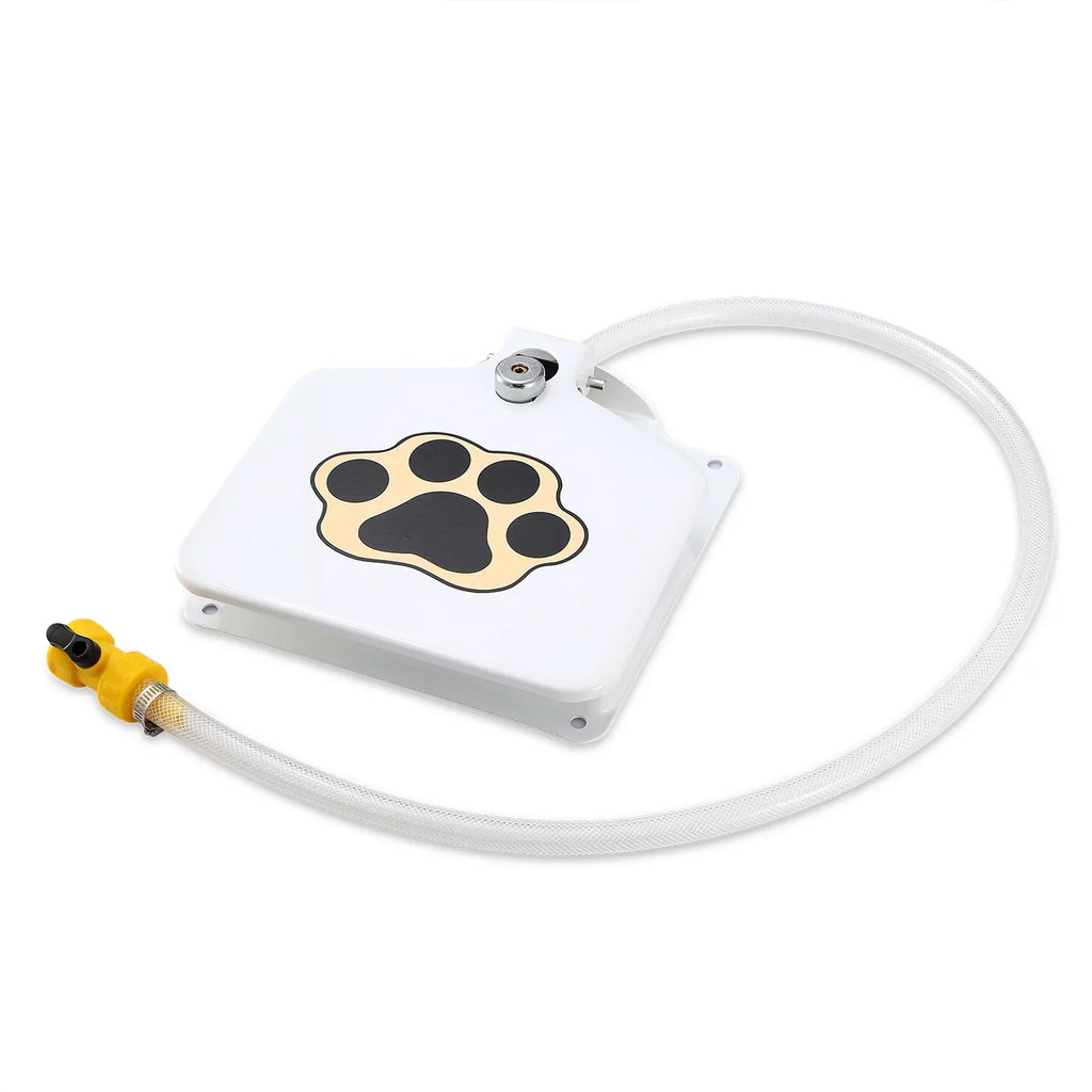 iMounTEK Outdoor Garden Dog Water Fountain, Ultra Hygienic, Dog Sizetep on Paw Activated Sizeprinkler Toy