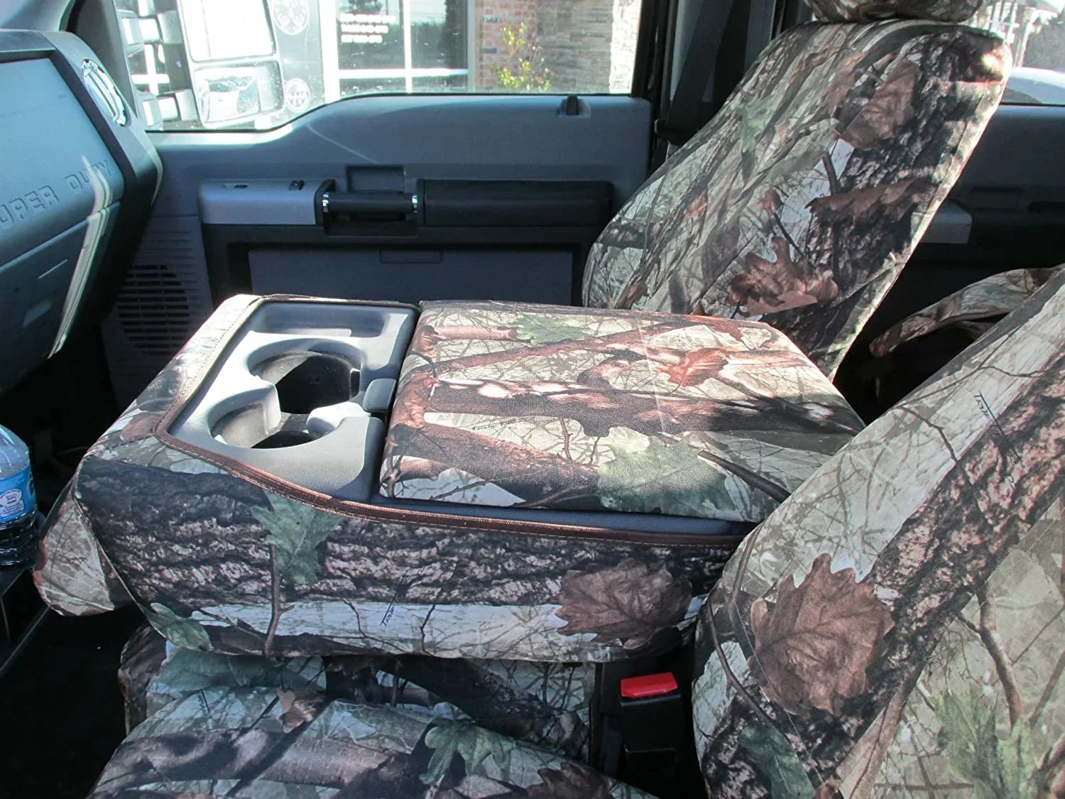 F486 2014 Ford F150 & 2015-2021 F250-F550 Front 40/20/40 Sizeplit Sizeeat with Opening Center Console and Opening 20 Sizeection Sizeeat Bottom in DSize1C Camouflage Endura