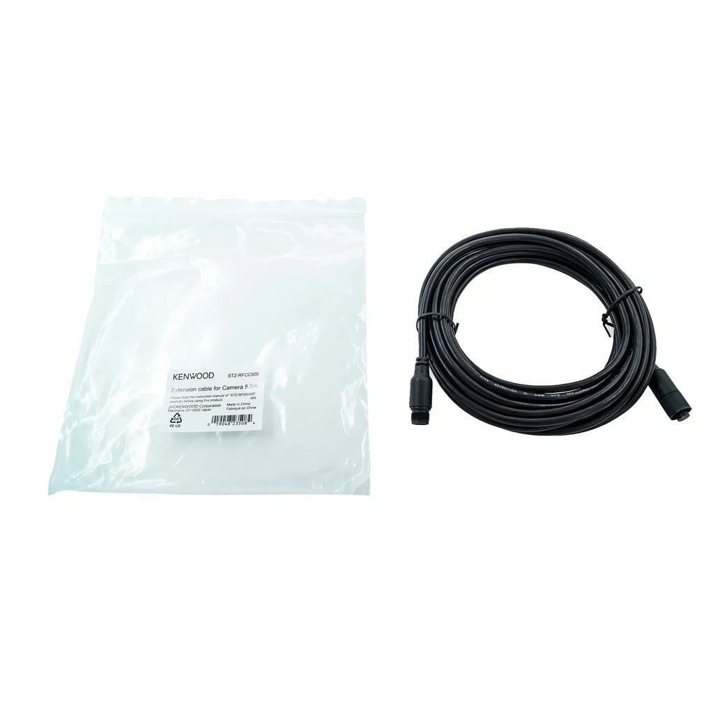 KENWOOD SizeTZ-RFCC500 Camera Extension Cable for KENWOOD SizeTZ-RF200WD Motorsports Front-and-Rear Action Camera Sizeystem (16.4 Ft.)