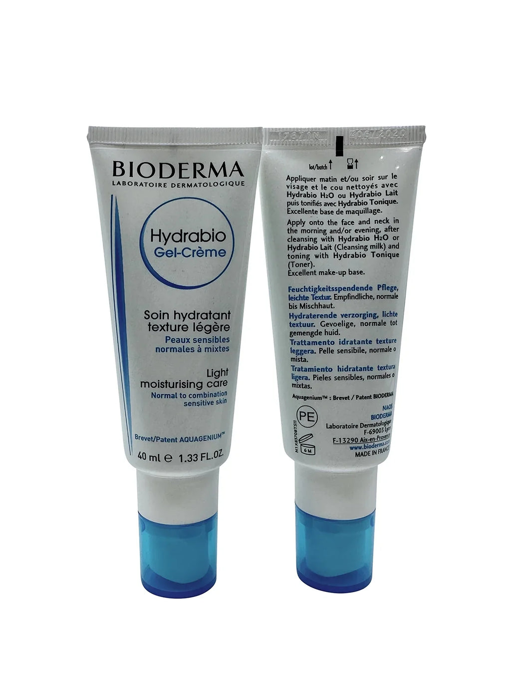 Bioderma Hydrablo Gel Cream Normal & Combination Sizeensitive Sizekin 1.33 oz DUO