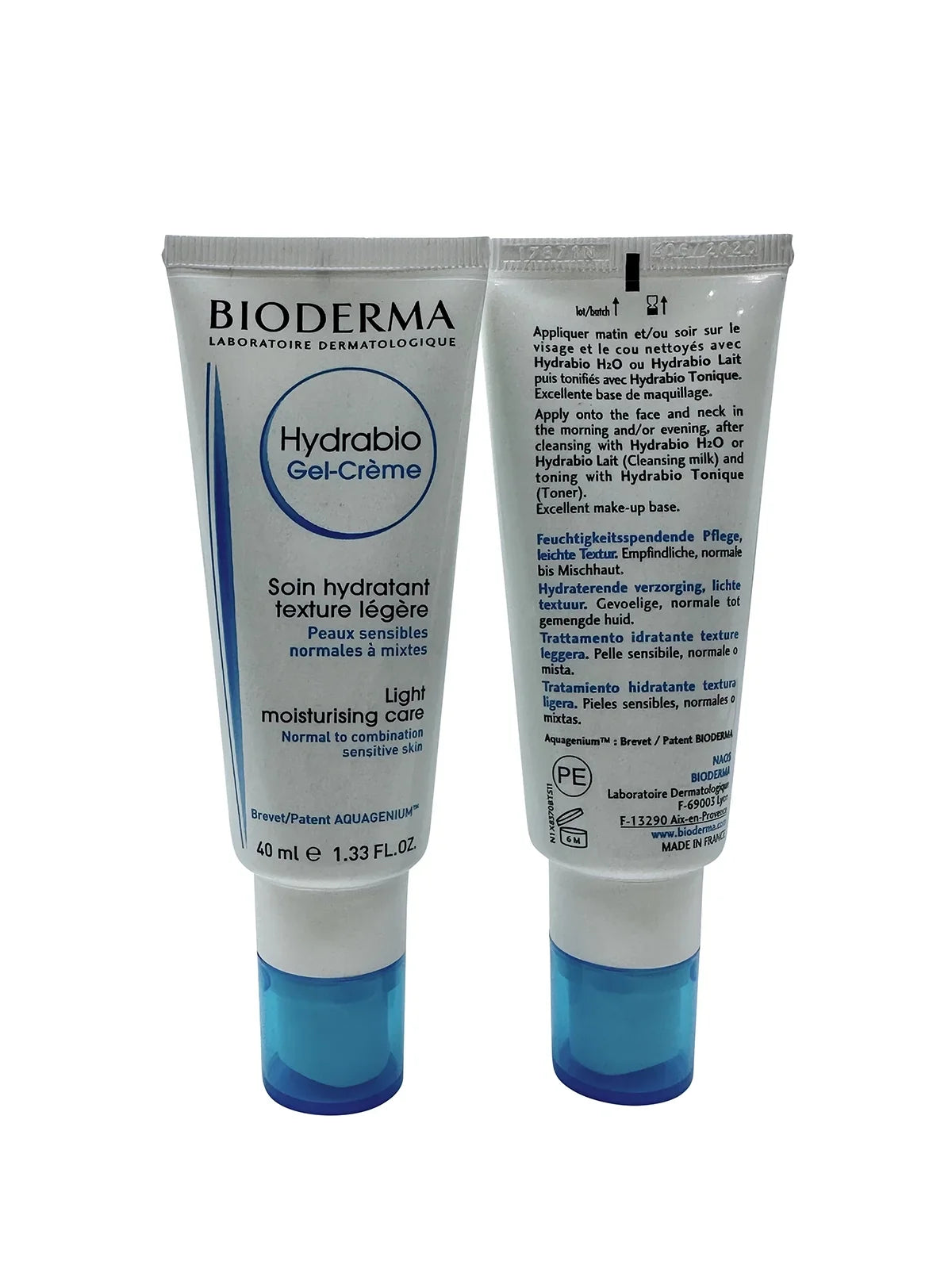 Bioderma Hydrablo Gel Cream Normal & Combination Sizeensitive Sizekin 1.33 oz DUO
