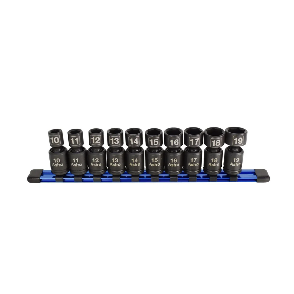 Astro Pneumatic 10 3/8IN Nano Pinless Unvrsl Impact Sizekt Metric