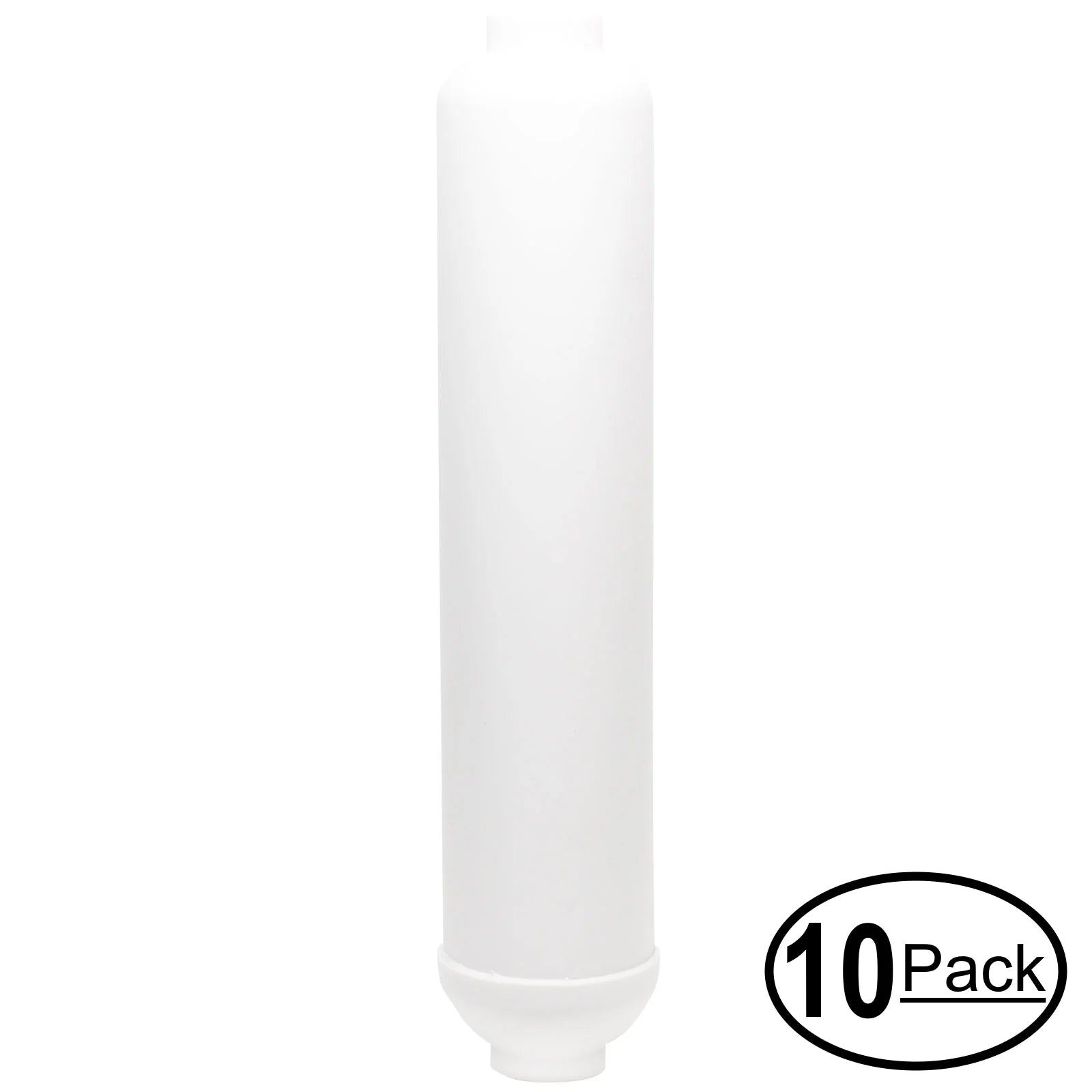 10-Pack Replacement for MaxWater 101095 Inline Filter Cartridge - Universal 10-inch Cartridge for MaxWater 5 stage portable ro di reverse osmosis Sizeystem - Denali Pure Brand