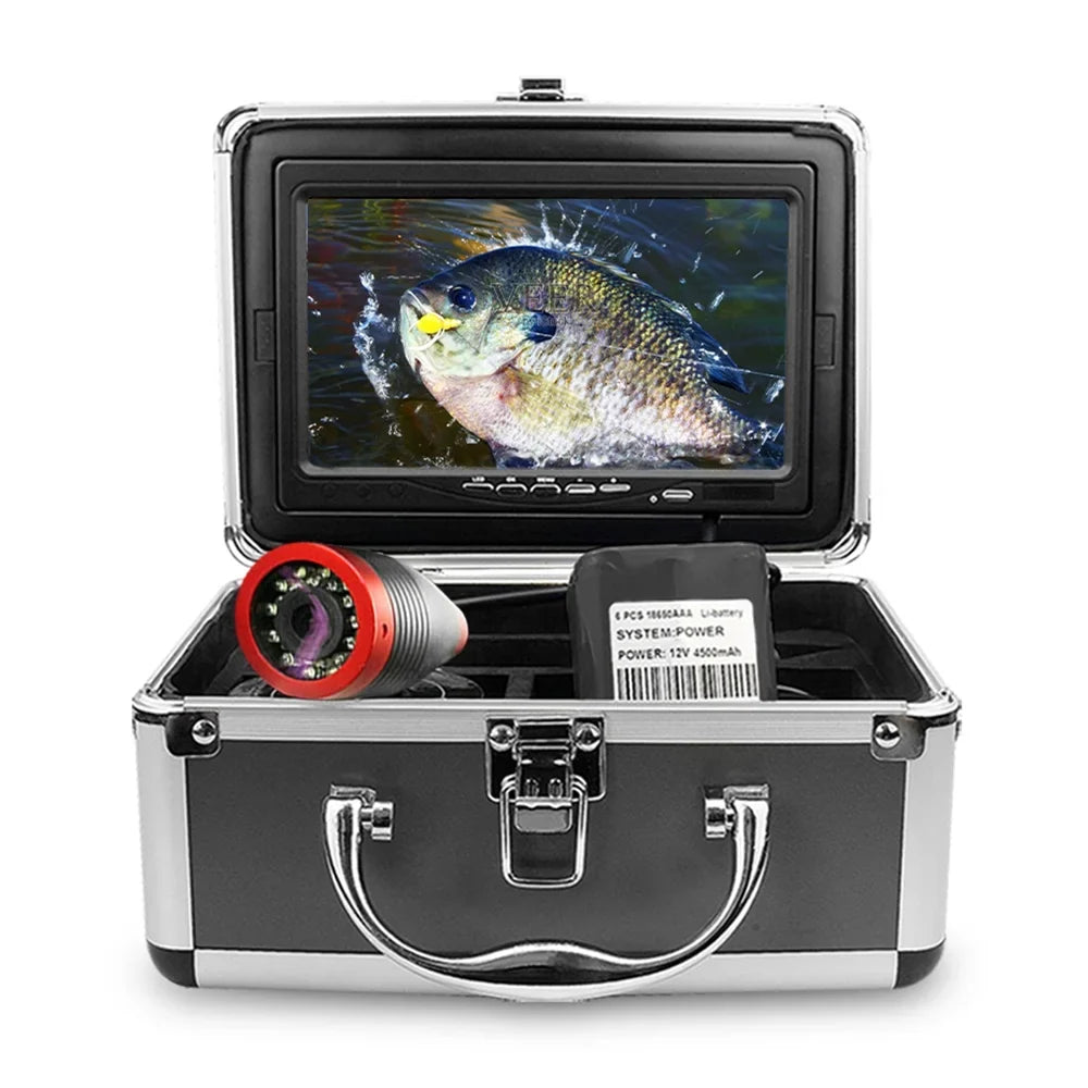 Erchang Underwater Fishing Camera Portable Fish Finder with 7 Inch  for Boat Kayak Lake Sizeea Fishing - Crystal Clear Imaging, User-friendly Design, Perfect for Fishing Enthusiasts