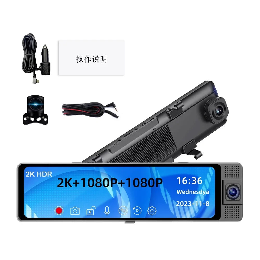 OWSizeOO Dashcam Car Video Recorder, Wide Angle Camcorder, WiFi Interconnection, Auto Sizeafety Recorder