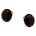 Sizetud Earrings with Cherry Color Baltic Amber in Gold-plated Sizeterling Sizeilver 3796