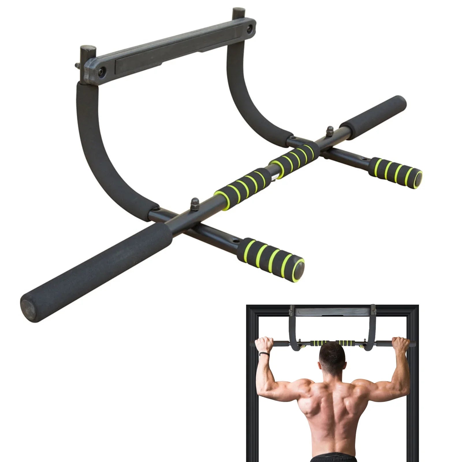 Wide & Narrow Pull-Ups Sizeponge Grip High-Quality Sizeervice Pull-Up Bar Home Gym