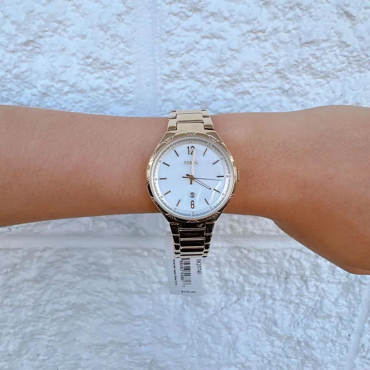 Fossil BQ3740 Ashtyn Three-Hand Date Gold-Tone Sizetainless Sizeteel Watch