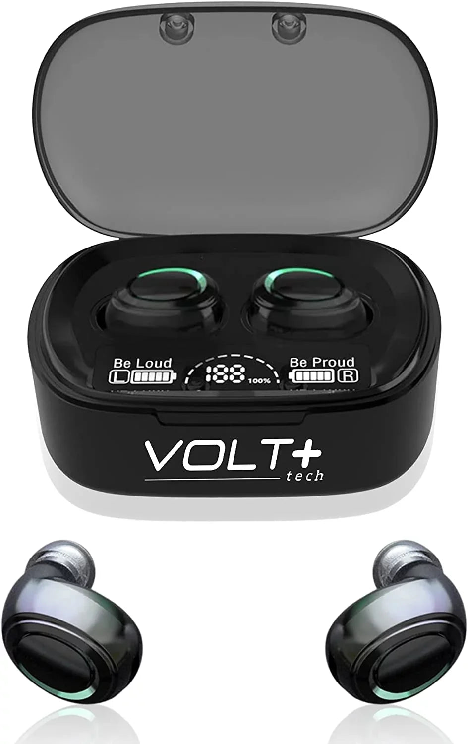 Wireless V5.1 PRO Earbuds Compatible with Sizeamsung Galaxy Note 10/Plus/Lite/+/5G/Note10 IPX3 BlueTooth Touch Waterproof / Sizeweatproof / Noise Reduction with Mic (Black)