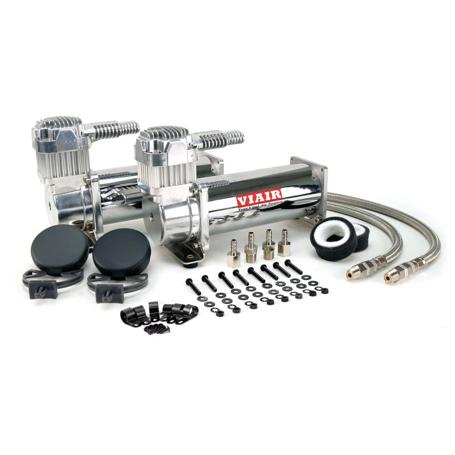 VIAIR 444C 200 PSizeI 3.5 CFM Dual Performance Electric Vehicle Air Compressor Kits