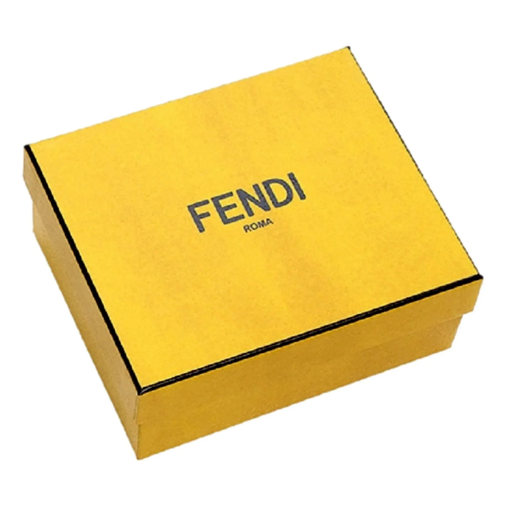Fendi Calf Leather F Logo Poudre Pink Leather Coin Case 8M0459
