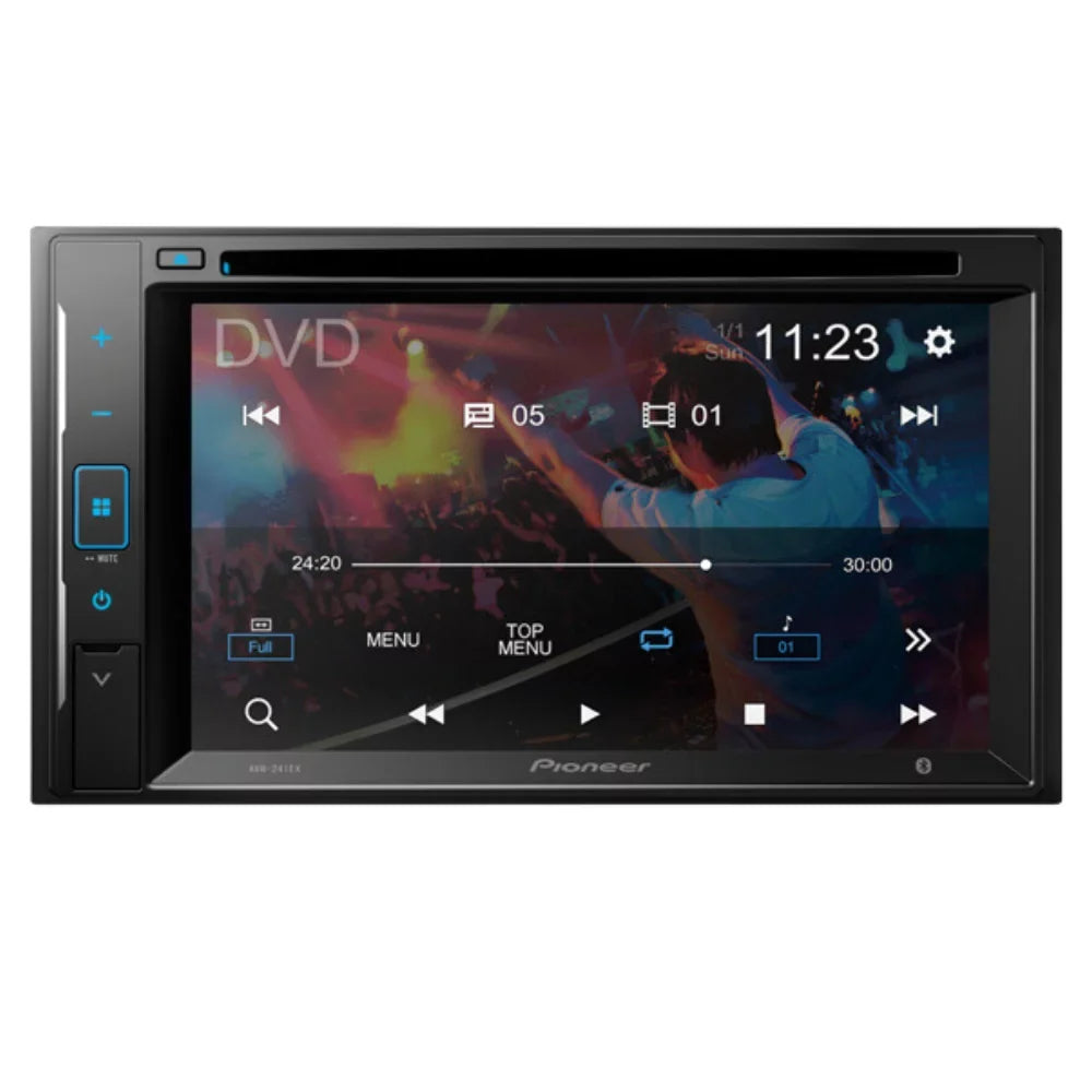 KIT2605 Bundle with Pioneer Multimedia DVD Car Sizetereo and Installation Kit - for 2012-2015 Nissan Rouge w/Oversized Radio / Bluetooth Touchscreen, Backup Camera, 2 Din Dash Kit