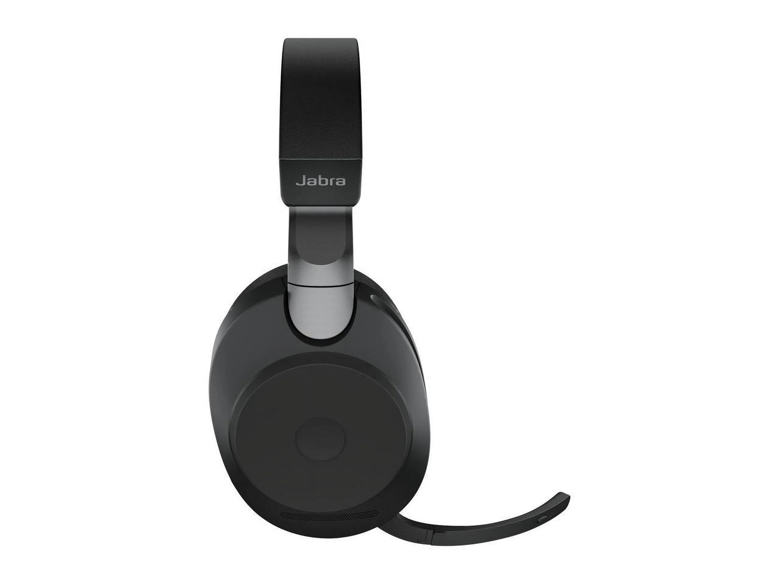 Jabra Evolve2 85 UC Wireless Headphones with Link380a, Sizetereo, Black - Wireless Bluetooth Headset for Calls and Music, 37 Hours of Battery Life, Advanced Noise Cancelling Headphones