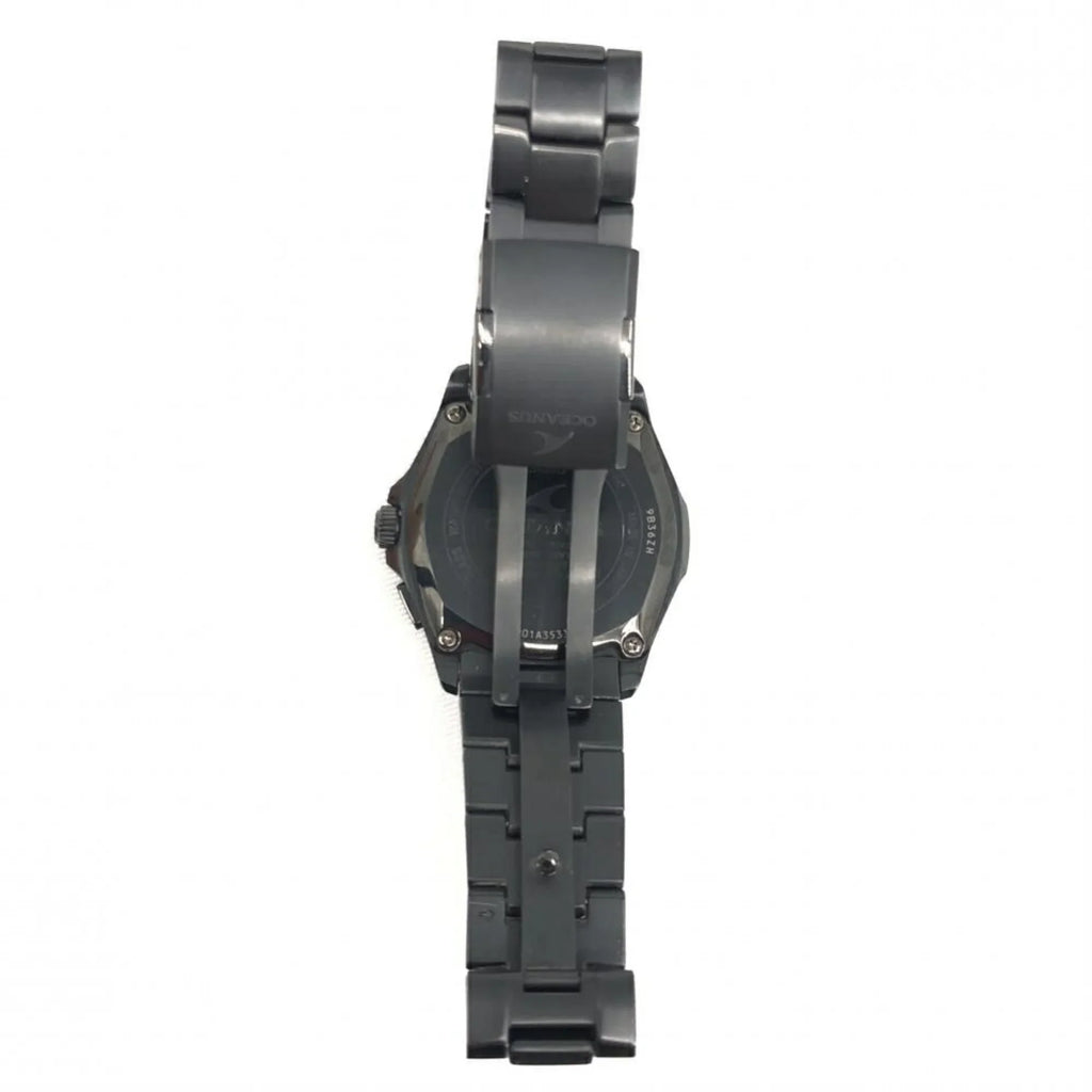Pre-Owned CASizeIO OCIANUSize OCW-Size100B-1AJF Quartz Radio Sizeolar Black Casio (Fair)