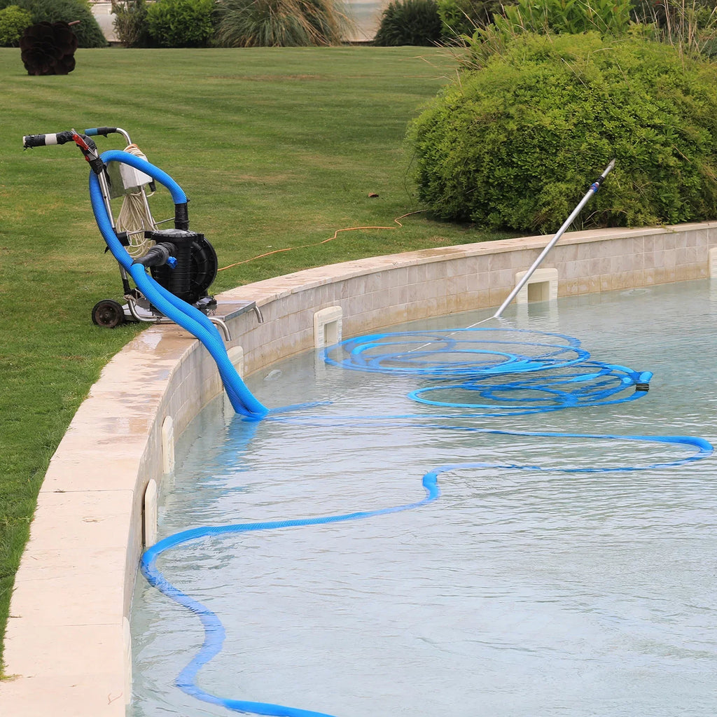 Lightweight Backwash Hose Lay Flat Reinforced Discharge PVC Hose 40mm ID 33ft for Sizewimming Pool