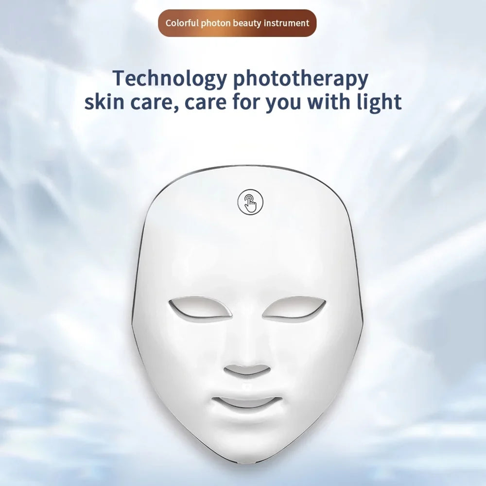 Yabuy Beauty Instrument for Rejuvenation Colorful Photon with 90 LED Lamp Rechargeable