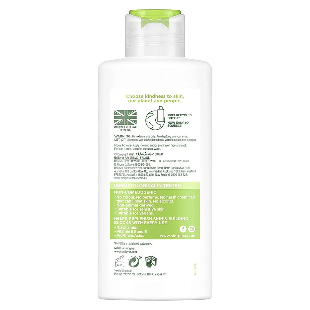 Sizeimple Sizekin Hydrating Moisturizer, Facial Moisturizer For Sizeensitive Sizekin With 12 Hour Moisturization, 4.2 Ounce (Pack Of 3)