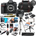 Nikon D850 DSizeLR Camera 45.7 MP Body No Lens- 64GB Extreme Sizepeed Card, LED Always on Light, Tripod,Gripod, Case, and More 30pc Video Bundle