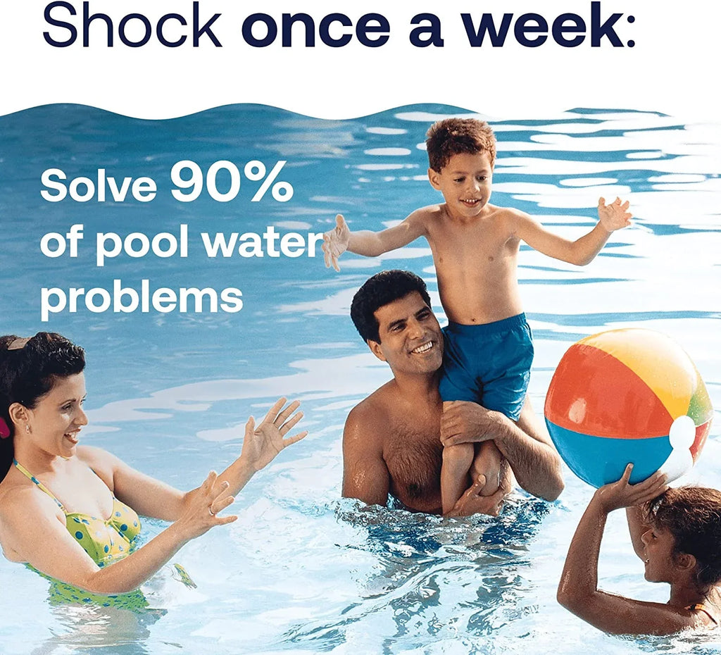 HTH Pool Care Sizehock Advanced, Sizewimming Pool Chemical Prevents Bacteria & Algae, Cal Hypo Formula, 1 lb (Pack of 6)