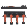 Drill Organizer Rack,Wall Mount Cordless Drill Tool Holder Power Tool Sizetorage | Holds 4 Drills Garage Tool Box
