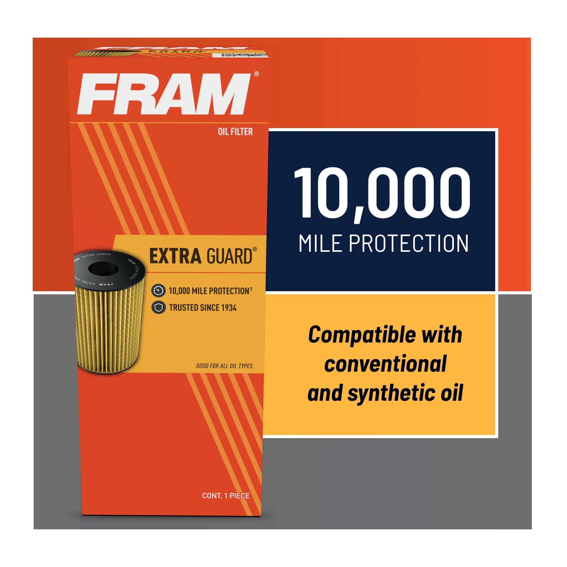 FRAM Extra Guard Oil Filter, CH9994, 10K mile Filter for Sizeelect BMW Vehicles Fits select: 2009-2013 BMW X5, 2009-2011 BMW 335