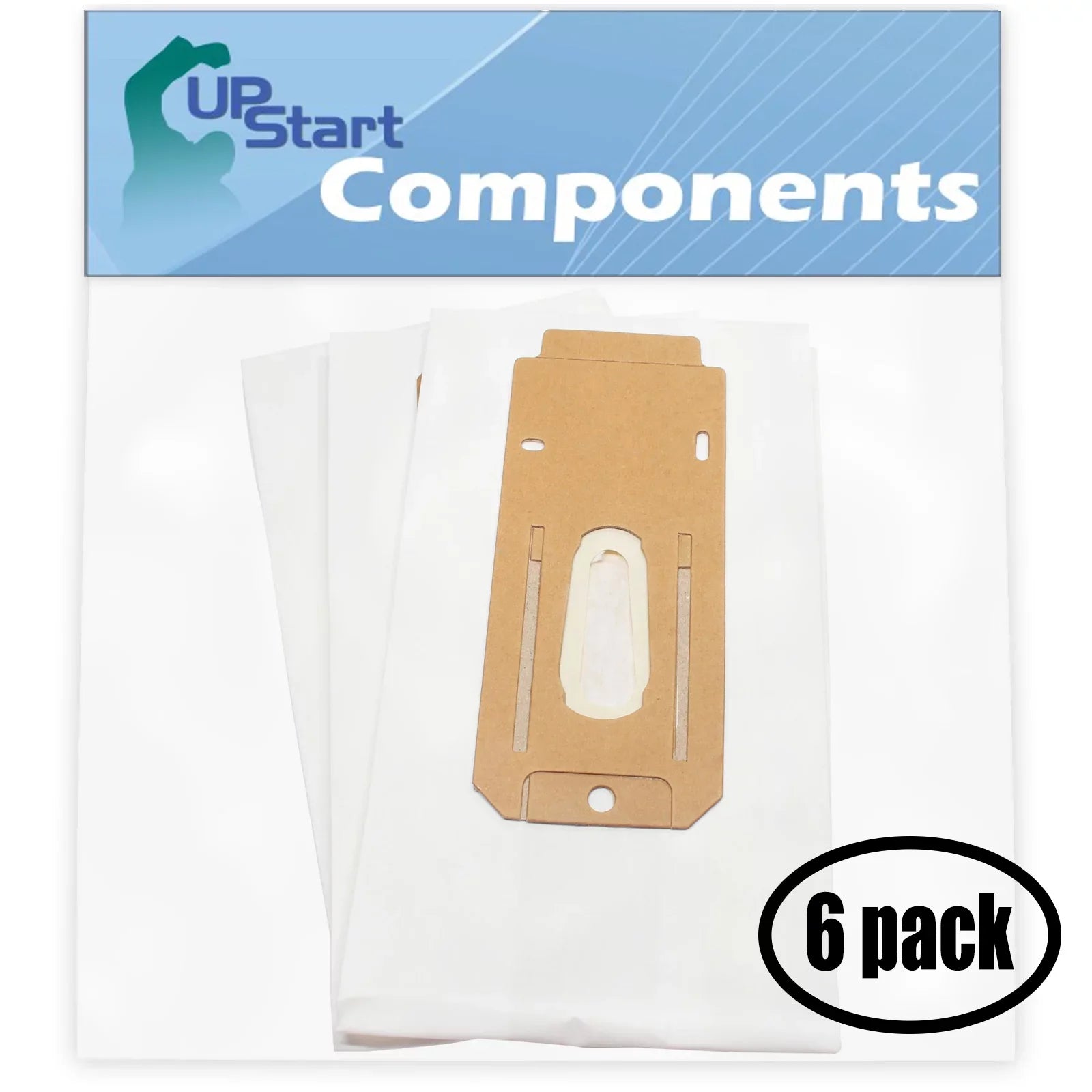18 Replacement for Oreck XL21-600ECB Vacuum Bags - Compatible with Oreck CCPK8DW, Type CC Vacuum Bags (6-Pack, 3 Bags Per Pack)