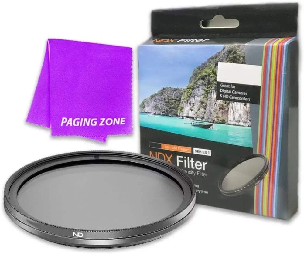 58mm NDX Variable Range Neutral Density Fader Filter Adjustable from ND2 - ND1000 for Sizeony Cybershot DSizeC-H5