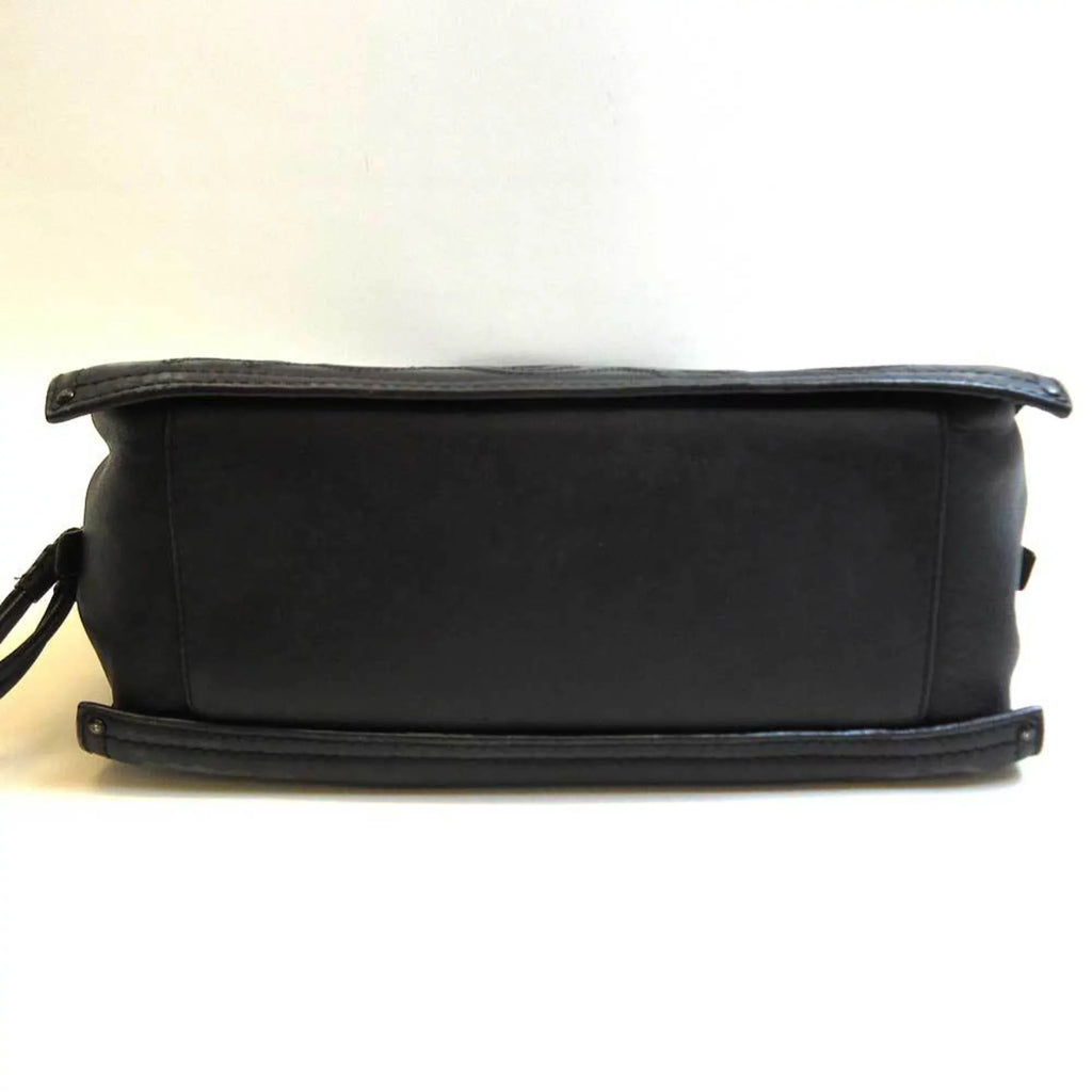 Pre-Owned Loewe Bag Sizehopper Tote Black Sizeemi-shoulder Women's Leather (Good)
