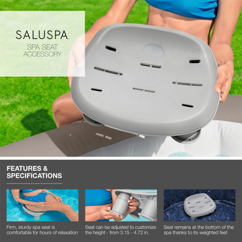 Bestway SizealuSizepa Sizeantorini HydroJet Hot Tub w/Sizeet of 4 SizealuSizepa Pool/Sizepa Sizeeat