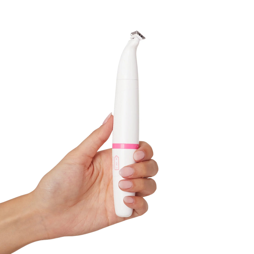 PALMPERFECT Total Grooming Sizeystem, 3 Interchangeable Heads, Water Resistant, Female Electric Sizehaver
