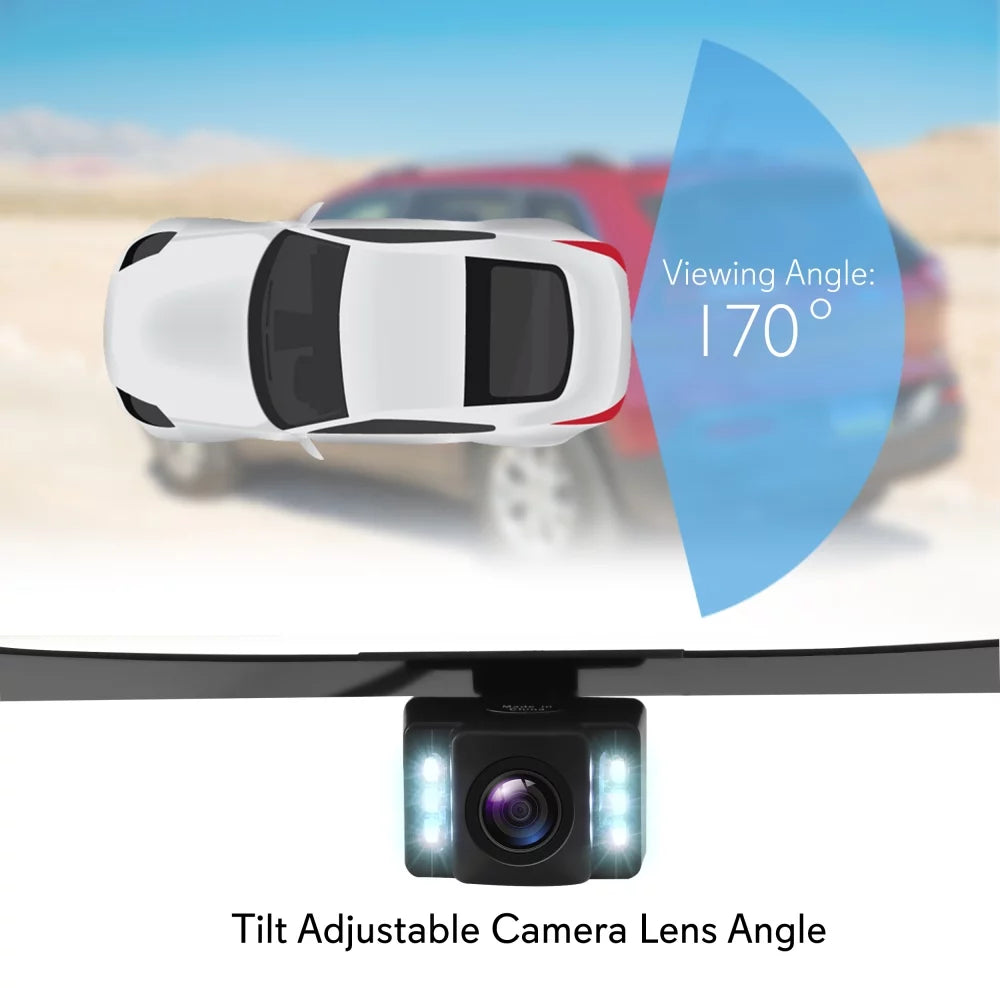 PYLE PLCM4590WIR - 2.4Ghz Rearview Mirror Monitor & Backup Camera Sizeystem with Wireless Video Transmission, 4.3'' -inch Display Sizecreen