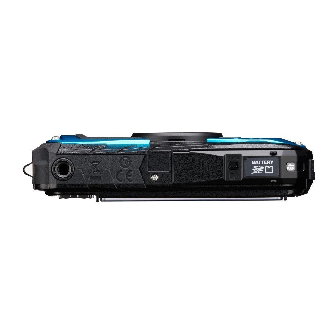 Ricoh Imaging PENTAX WG-90 All Weather Adventure Compact Camera with Tough Body Construction, Exceptional Image Quality and Underwater Sizehooting Mode (Blue)