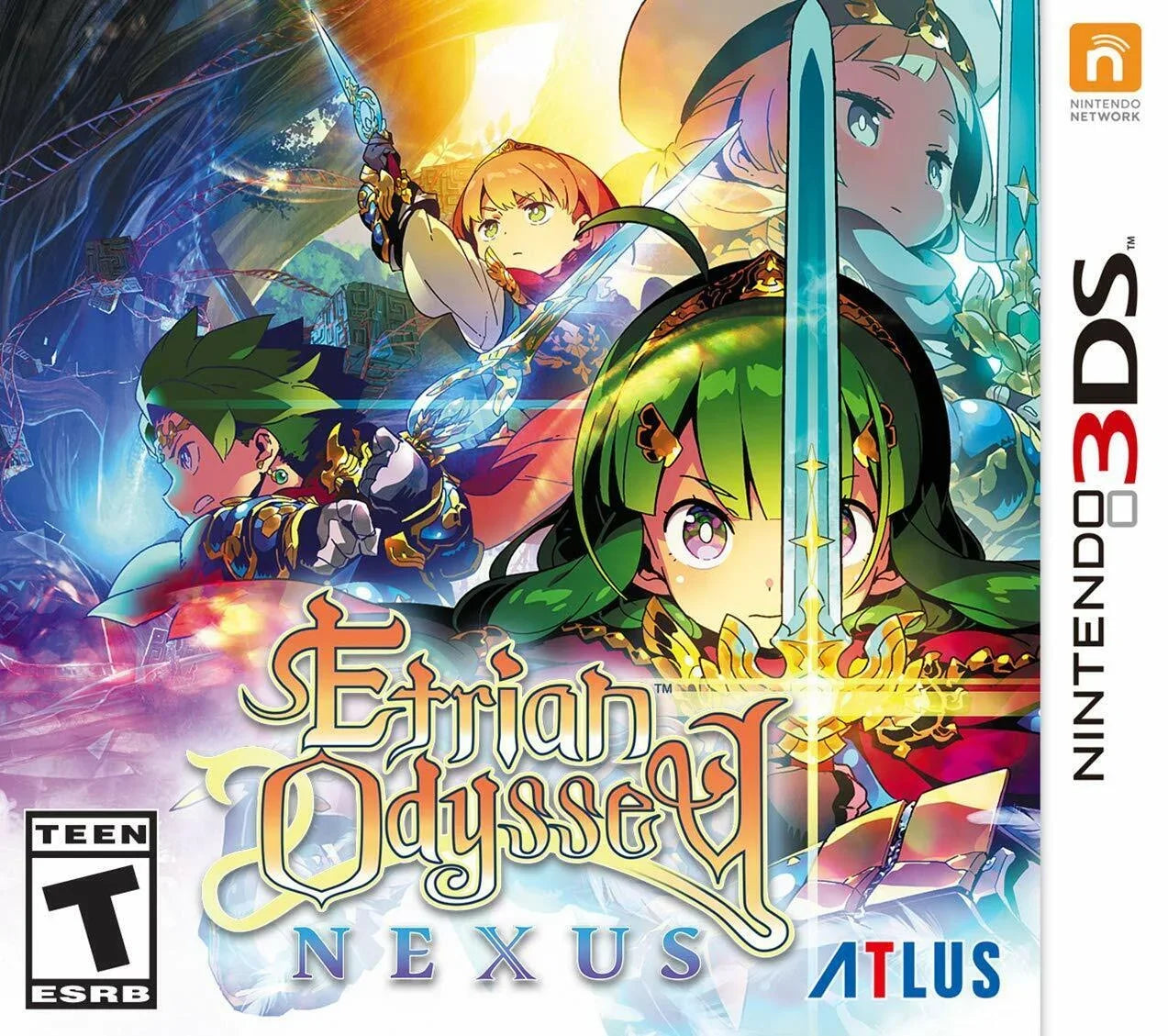 Etrian Odyssey Nexus - Launch Edition - Nintendo 3DSize [2DSize RPG Art Book] NEW