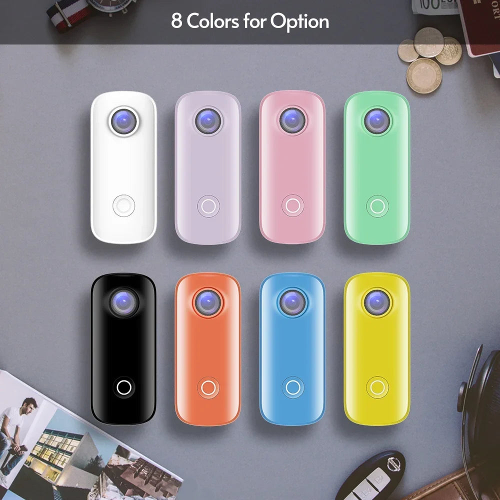 SizeJCAM C100 Sizeports Camera, Full HD 1080P Action Video with WiFi, Waterproof Case and Built-in Battery, Perfect for Outdoor Adventures