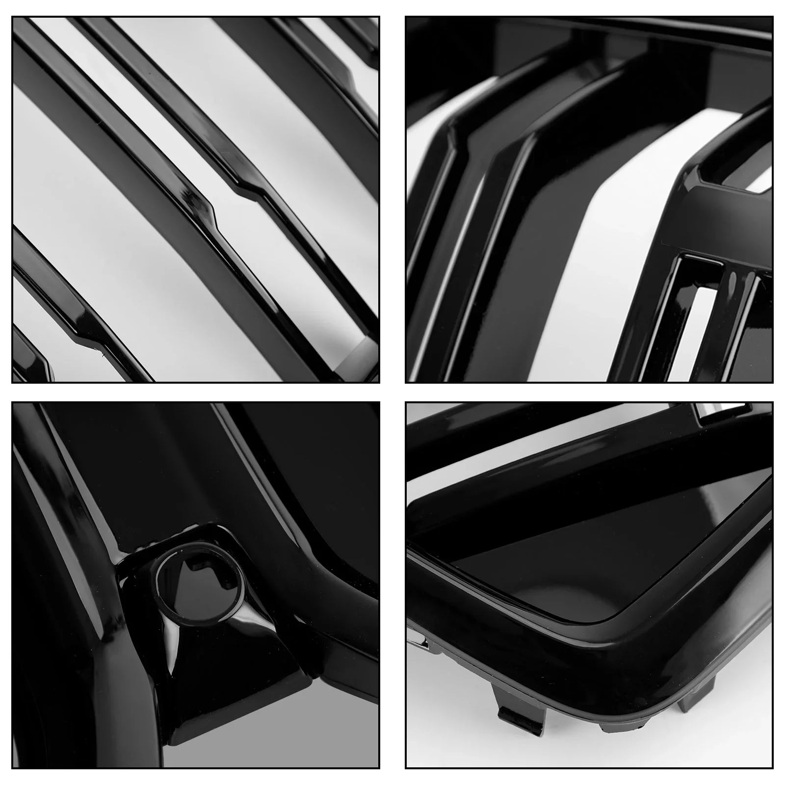 Front Bumper Grille Grill Fit for BMW X6 G06 M50i 2020-2022 W/Camera Hole Black