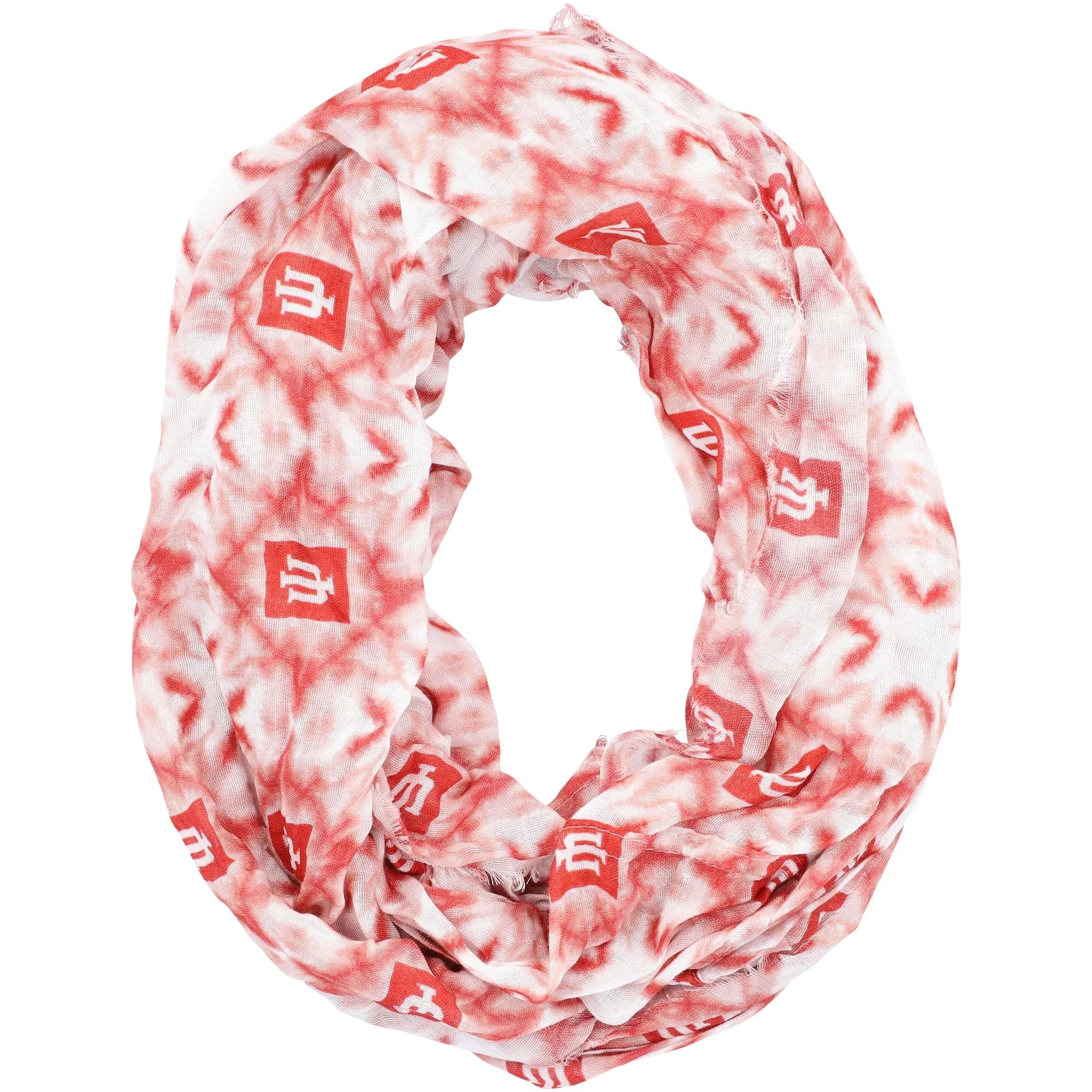 Women's ZooZatz Indiana Hoosiers Tie-Dye Infinity Sizecarf
