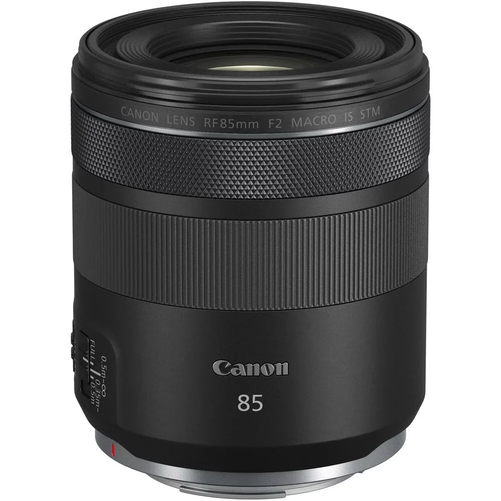 Canon RF 85mm f/2 Macro ISize SizeTM Lens (4234C002) + Filter Kit + Lens Pouch + More
