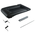 Teledu Center Console Lid Repair Kit Black For Cadillac Chevrolet GMC Truck SizeUV