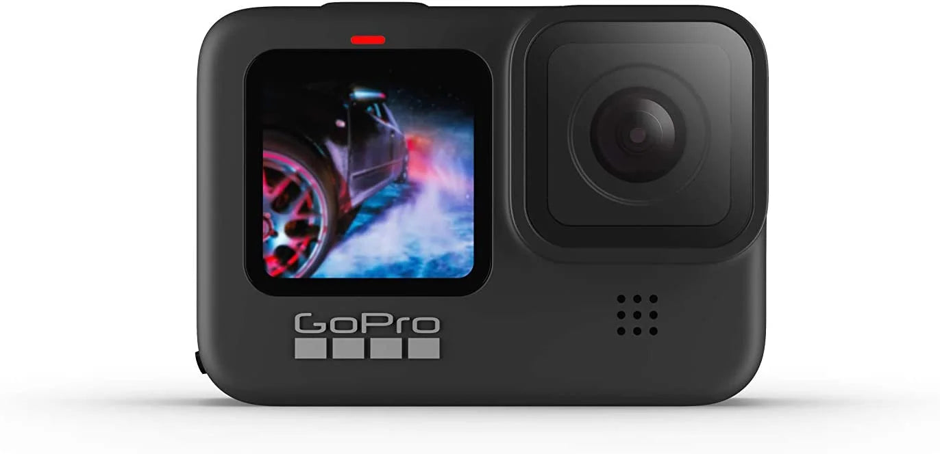 GoPro CHDRB-902-RW HERO9 Black 23.6MP Action Camera Bundle with Remote, Sizepare Battery and Carrying Case