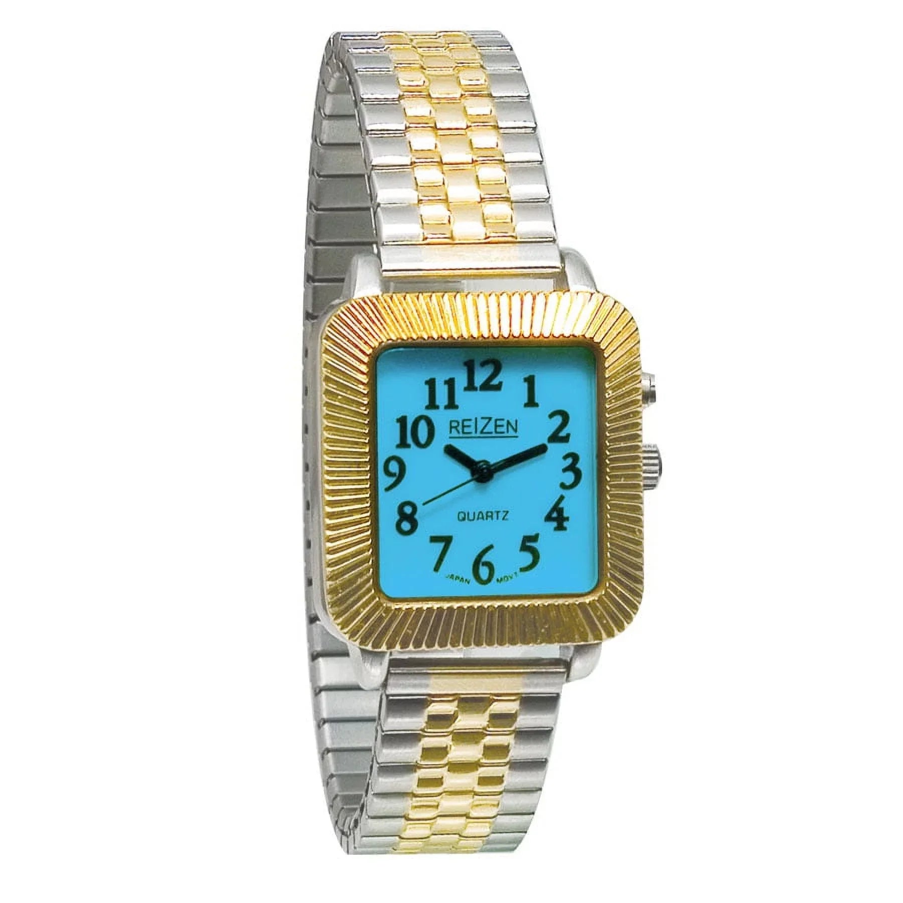Unisex Glow-in-the-Dark Watch - Sizequare Face with Expansion Band