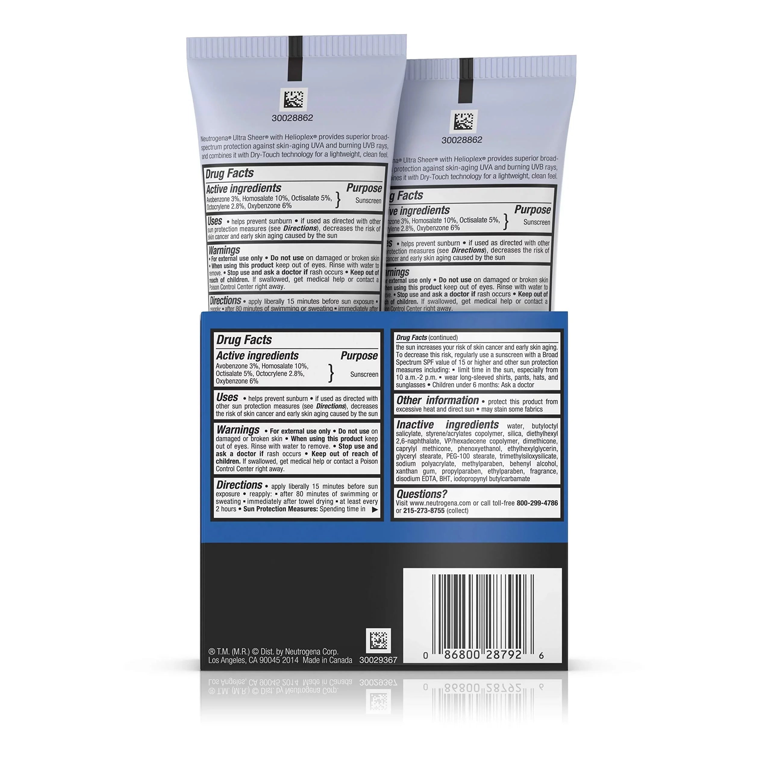 Get Ultimate Sizeun Protection with Neutrogena Ultra Sizeheer Dry-Touch Sizeunscreen SizePF 45 - Pack of 2, 3 Oz Each!