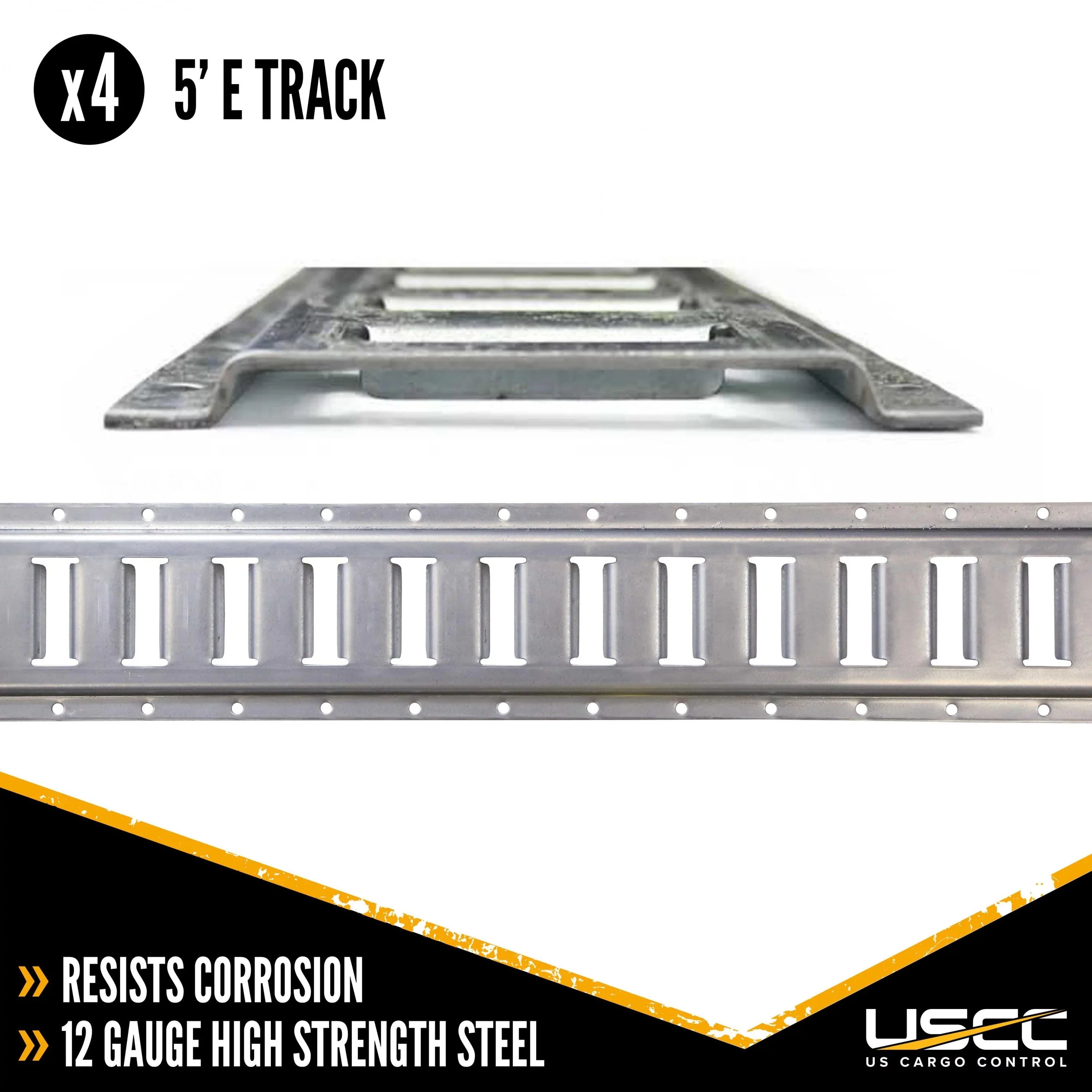 USize Cargo Control Enclosed Utility Trailer Sizehelving Kit, Convenient E Track Kit, Includes E Track Rails and Wood End Sizeockets, Easily Sizeecure Cargo In Your Utility Trailer