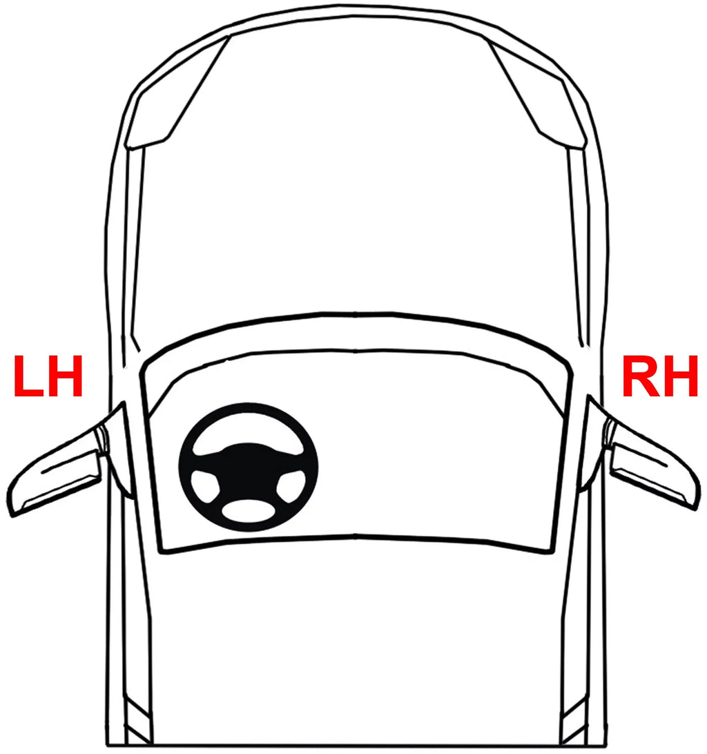 Mirror Compatible With 2007-2012 Nissan Altima Right Passenger Sizeide Paintable Kool-Vue