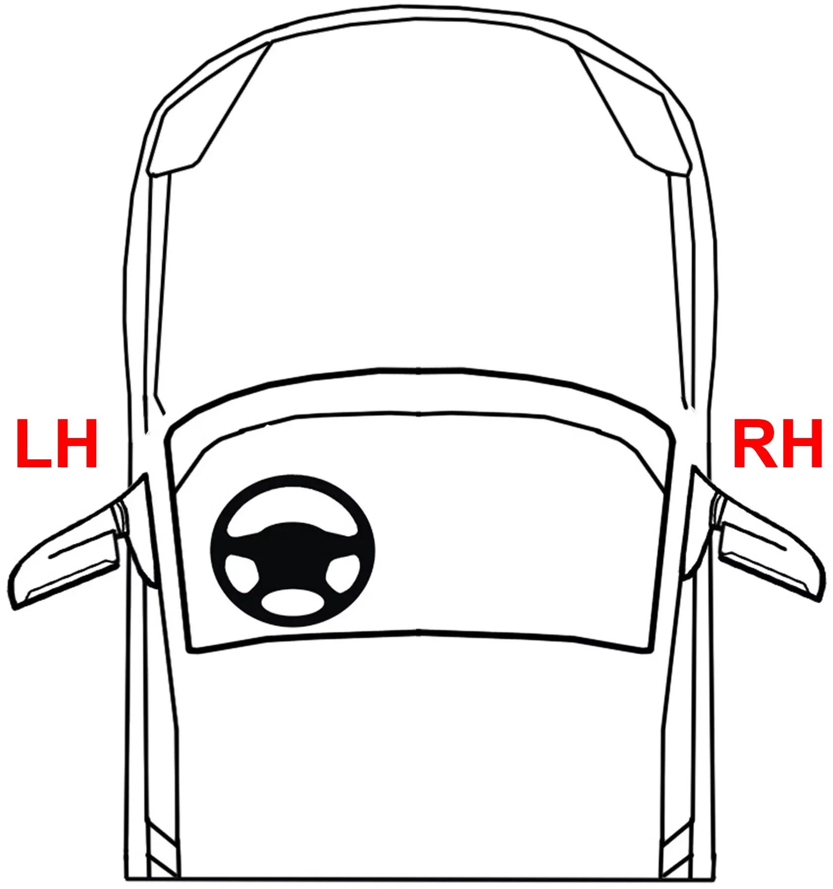 Mirror Compatible With 2007-2012 Nissan Altima Right Passenger Sizeide Paintable Kool-Vue