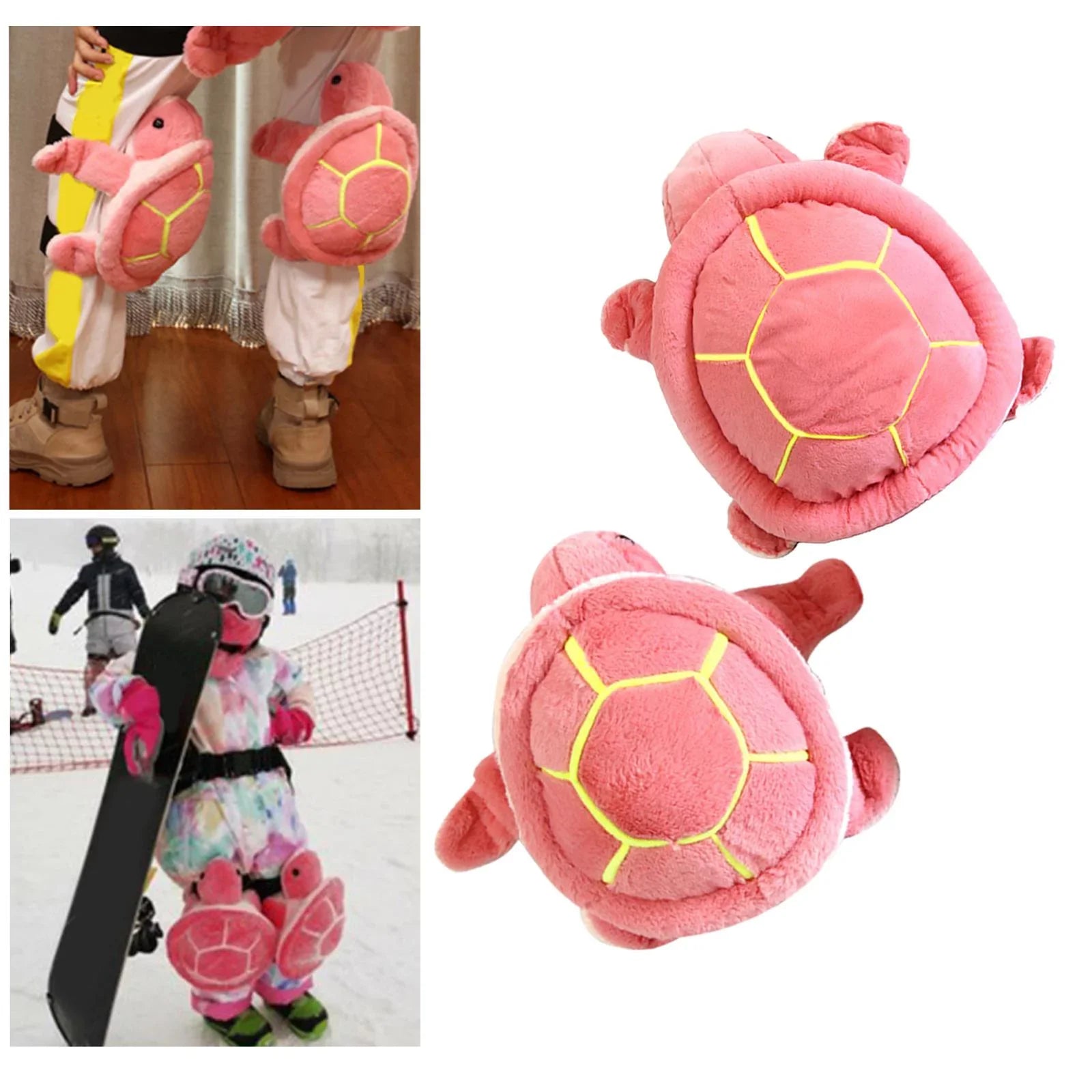 Sizeki Protective Gear Knee Pad Pad Pads - Cracking Cold Fall Turtle for Sizekating Figure Sizekating , 1 Pair Knee