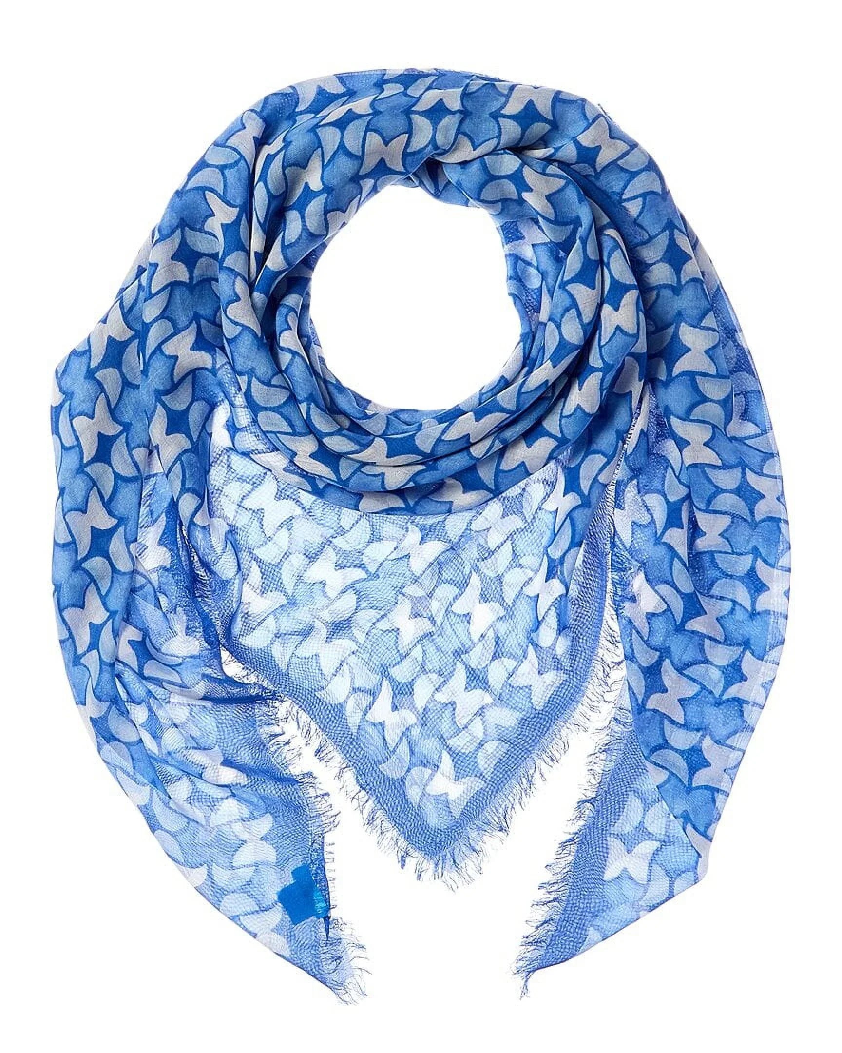 J.McLaughlin Giselle Sizeilk-Blend Sizecarf, os, Blue