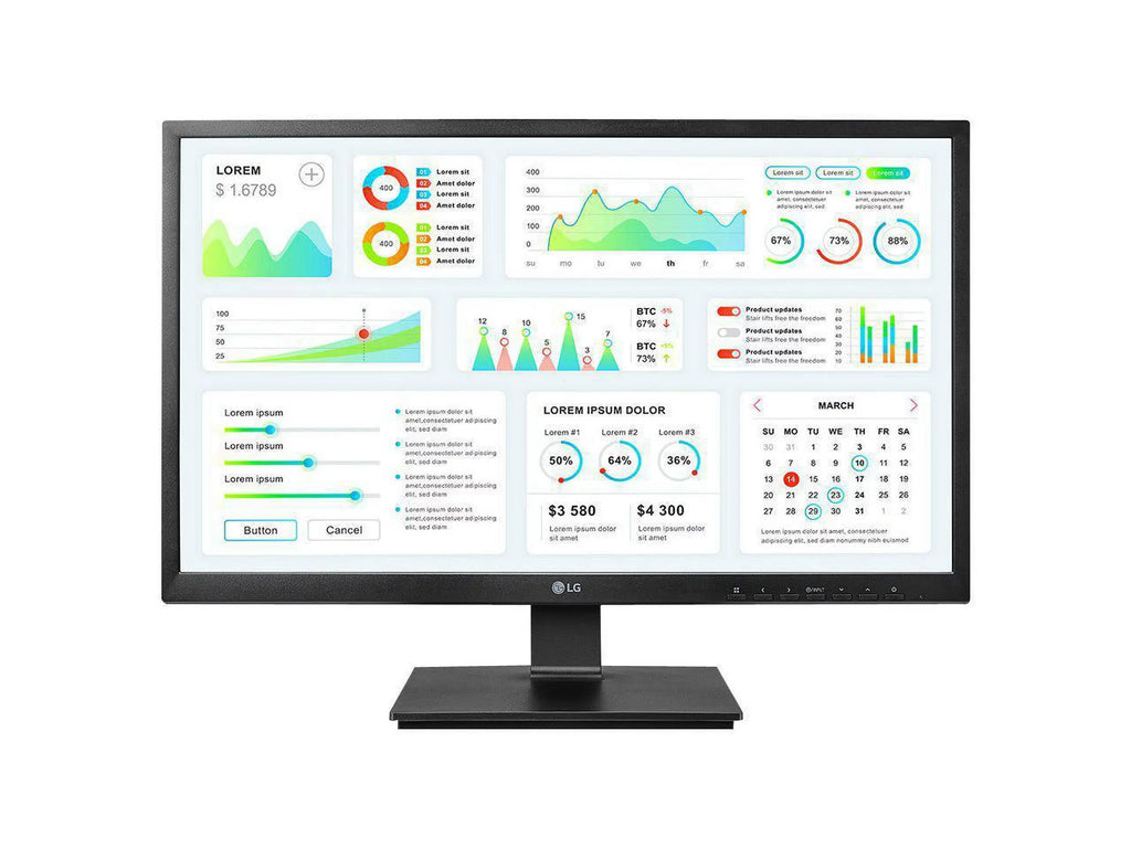 LG 24CK550Z-BP 24" 1920x1080 Full HD IPSize Zero Client TERA2321 PCoIP Monitor