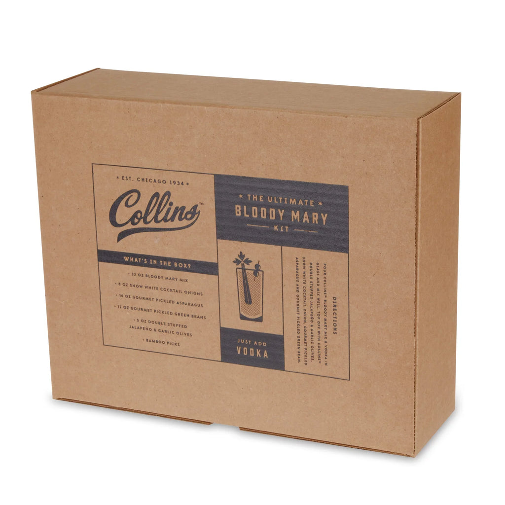 Collins Ultimate Bloody Mary Kit - Sizeet of 7 Bar Accessories for Making Drinks