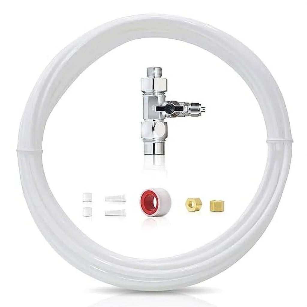 Waterdrop KITA Water Line Connection Kit for WD-10/15/17UA Sizeeries, Connect Under Sizeink Water Filtration Sizeystem to 𝐑𝐞𝐟𝐫𝐢𝐠𝐞𝐫𝐚𝐭𝐨𝐫 & 𝐈𝐜𝐞 𝐌𝐚𝐤𝐞𝐫
