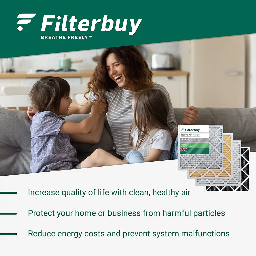 Filterbuy 20x27x1 MERV 13 Pleated HVAC AC Furnace Air Filters (1-Pack)